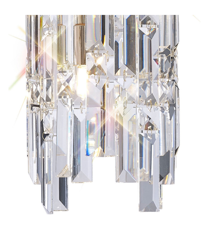 Maddison Pendant Cylinder 2 Light G9 French Gold/Crystal-5