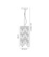 Maddison Pendant Cylinder 2 Light G9 French Gold/Crystal-7