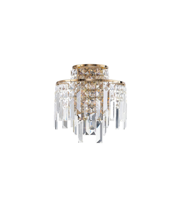 Maddison Wall Lamp 2 Light G9 French Gold/Crystal-3