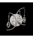Mios Wall Lamp Switched 2 Light G4 Polished Chrome/Crystal NOT LED/CFL Compatible-2