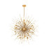Noon Pendant 20 Light E14 Antique Gold/Clear Glass Item Weight: 17.3kg-1