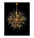Noon Pendant 20 Light E14 Antique Gold/Clear Glass Item Weight: 17.3kg-2