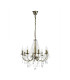 Olivia Pendant Without Shade 8 Light E14 Antique Brass/Crystal-1