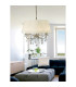 Olivia Pendant Without Shade 8 Light E14 Antique Brass/Crystal-3