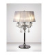 Olivia Table Lamp With Grey Shade 3 Light E14 Polished Chrome/Crystal-2
