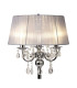 Olivia Table Lamp With Grey Shade 3 Light E14 Polished Chrome/Crystal-5