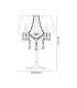 Olivia Table Lamp With Grey Shade 3 Light E14 Polished Chrome/Crystal-7