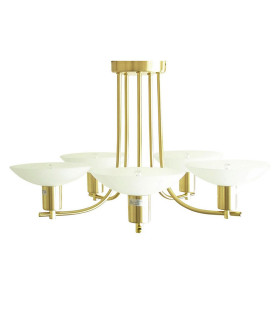 PINI 5 Light G9 PENDANT SATIN BRASS G9-1