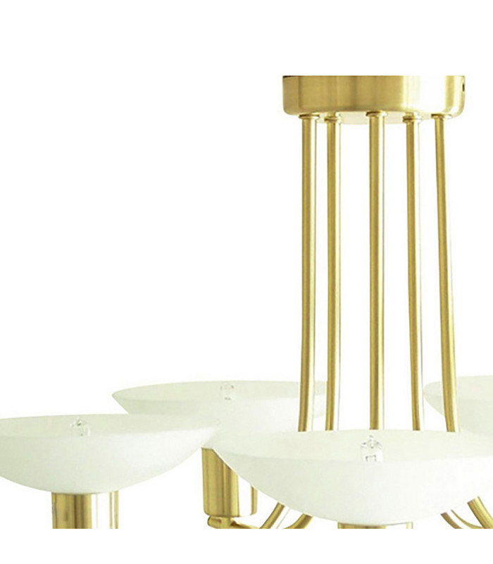 PINI 5 Light G9 PENDANT SATIN BRASS G9-3