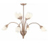 Rimini Pendant 8 Light G9 Antique Copper/Opal Glass-1