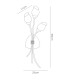 Rimini Wall Lamp 3 Light G9 Antique Copper/Opal Glass-5