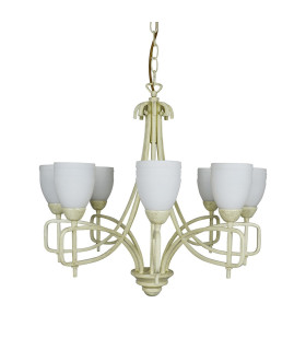 San Marino Pendant 8 Light E14 Cream/French Gold-2
