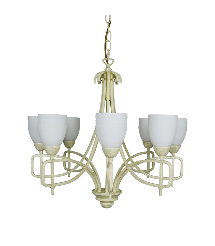San Marino Pendant 8 Light E14 Cream/French Gold-2