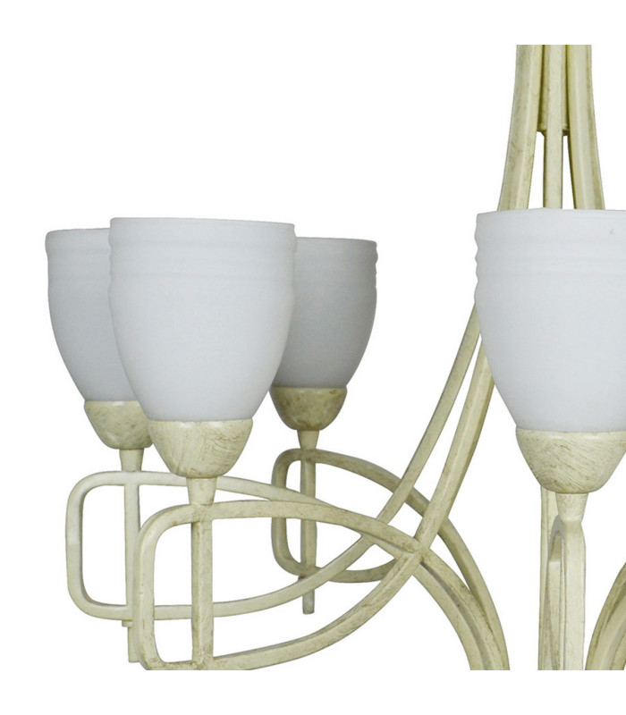 San Marino Pendant 8 Light E14 Cream/French Gold-4