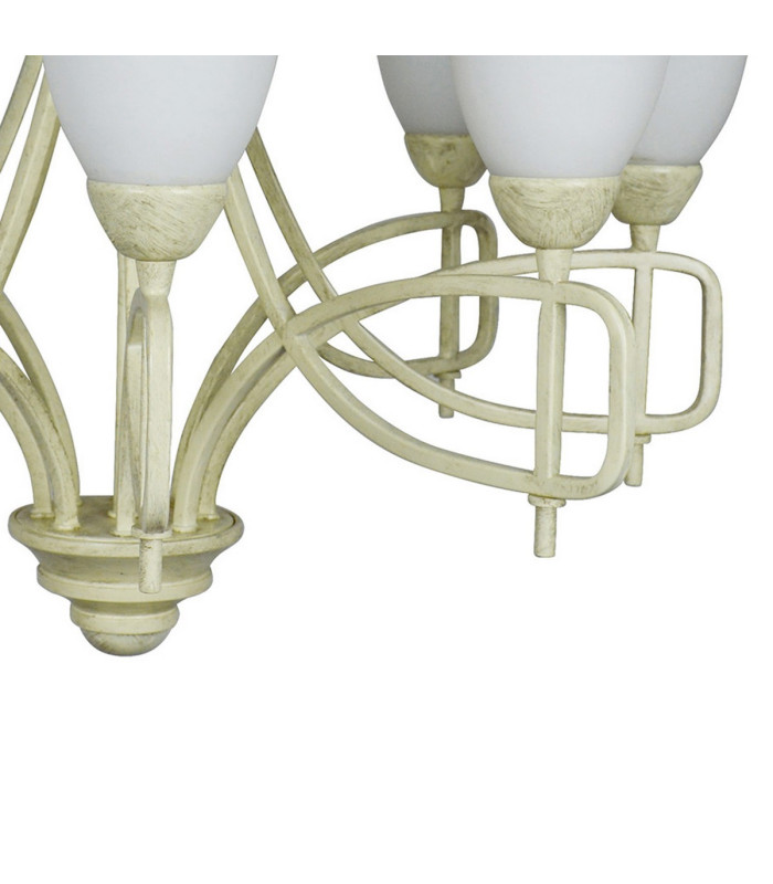 San Marino Pendant 8 Light E14 Cream/French Gold-5