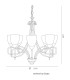 San Marino Pendant 8 Light E14 Cream/French Gold-6