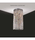 Torre Pendant 40cm Plate & Mirror Only 5 Light GU10 Polished Chrome/Crystal To Order 46 Hooka-4