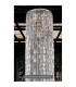 Torre Pendant 40cm Plate & Mirror Only 5 Light GU10 Polished Chrome/Crystal To Order 46 Hooka-5