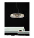 Torre Pendant 60cm Plate & Mirror Only 7 Light GU10 Polished Chrome/Crystal To Order 70 Hooks-6
