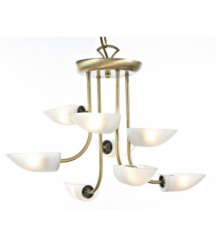 UDINE 8 Light G9 PENDANT ANTIQUE BRASS-3