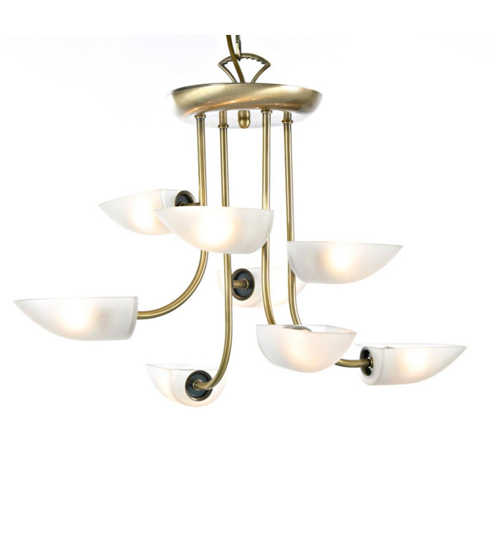 UDINE 8 Light G9 PENDANT ANTIQUE BRASS-4
