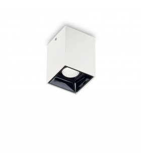 LED 1 Light Square Surface Mounted Downlight White - 1