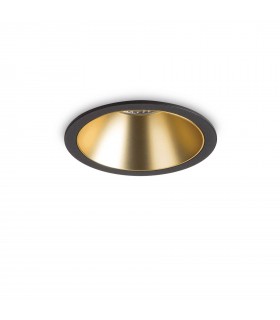 LED 1 Light Recessed Spotlight Black Gold - 1
