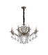 Zinta Pendant 8 Light E14 Antique Brass/Crystal-3