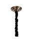 Zinta Pendant 8 Light E14 Antique Brass/Crystal-4