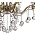 Zinta Pendant 8 Light E14 Antique Brass/Crystal-6