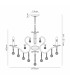 Zinta Pendant 8 Light E14 Antique Brass/Crystal-7