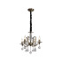 Zinta Pendant 4 Light E14 Antique Brass/Crystal-1