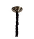 Zinta Pendant 6 Light E14 Antique Brass/Crystal-4