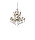 Zinta Pendant 2 Tier 12 Light E14 Antique Brass/Crystal (ITEM REQUIRES CONSTRUCTION/CONNECTION) Item Weight: 15.0kg-1