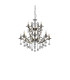 Zinta Pendant 2 Tier 12 Light E14 Antique Brass/Crystal (ITEM REQUIRES CONSTRUCTION/CONNECTION) Item Weight: 15.0kg-3