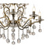 Zinta Pendant 2 Tier 12 Light E14 Antique Brass/Crystal (ITEM REQUIRES CONSTRUCTION/CONNECTION) Item Weight: 15.0kg-6