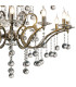 Zinta Pendant 3 Tier 22 Light E14 Antique Brass/Crystal (ITEM REQUIRES CONSTRUCTION/CONNECTION) Item Weight: 26.4kg-6