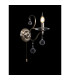 Zinta Wall Lamp Switched 1 Light E14 Antique Brass/Crystal-2