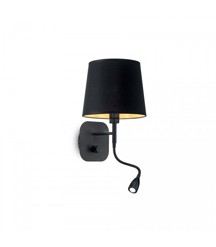 LED 2 Light Wall Light Black - 1