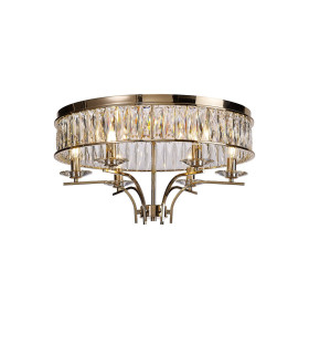 Vivienne Ceiling 6 Light E14 French Gold/Crystal-1