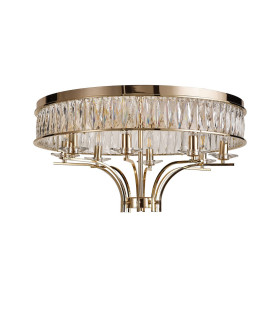 Vivienne Ceiling 8 Light E14 French Gold/Crystal-1