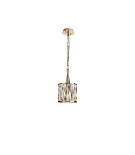 Vivienne Pendant 1 Light E14 French Gold/Crystal-1