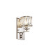 Vivienne Wall Lamp 1 Light E14 Polished Nickel/Crystal-1