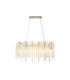 Wisteria Oval Pendant 12 Light E14 Polished Nickel / Crystal Item Weight: 14kg-1