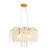 Wisteria Round Pendant 9 Light E14 French Gold / Crystal Item Weight: 19.7kg-1