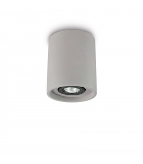 1 Light Round Surface Mounted Downlight Light Grey - 1