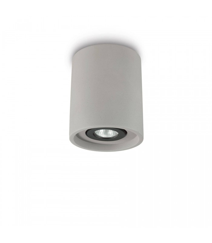 1 Light Round Surface Mounted Downlight Light Grey - 1