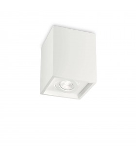 1 Light Square Surface Mounted Downlight White - 1