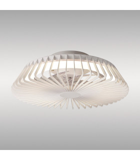 Himalaya Mini 53cm 70W LED Round Ceiling Light With 30W DC Reversible Fan 2700-5000K CCT White White 3yrs Warranty-2