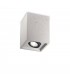1 Light Square Surface Mounted Downlight Light Grey - 1